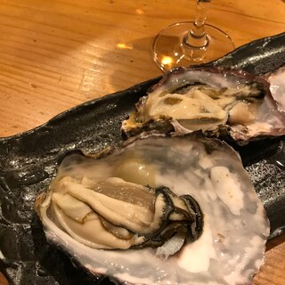 白ワイン香る生牡蠣